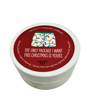 Holiday Mini Massage Candle 'The Only Package'