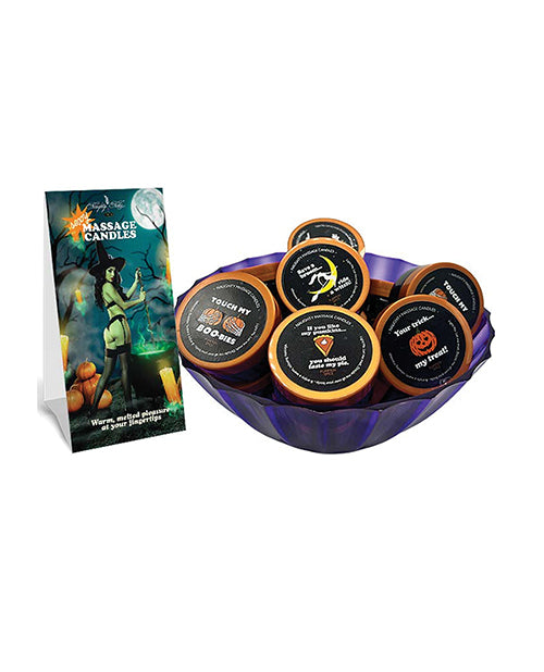 Kama Sutra Fall Mini Massage Candle Prepack Bowl - Display of 16