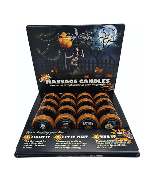 Kama Sutra Fall Mini Massage Candle Prepack Tray - Display of 16