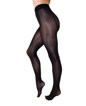 Kix'ies Strong & Silky Black Tights - Black S/M