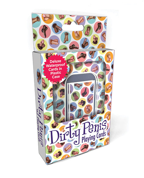 Dirty Penis Waterproof Playing Cards w/Plastic Case