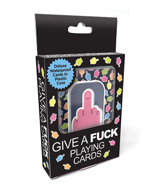Give A Fuck Waterproof Playing Cards w/Plastic Case