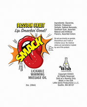Smack Warming Massage Oil - 2 oz Passion Fruit
