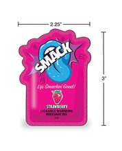 Smack Lickable Warming Massage Oil - Strawberry 3 ml pouch - 36 pc Display