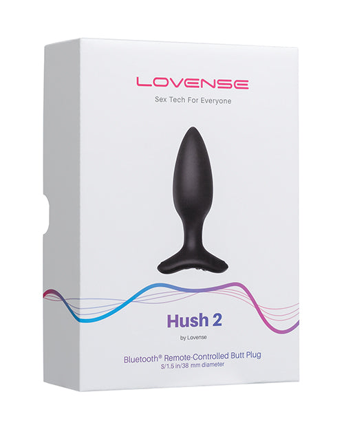 Lovense Hush 2 1.5' Butt Plug - Black