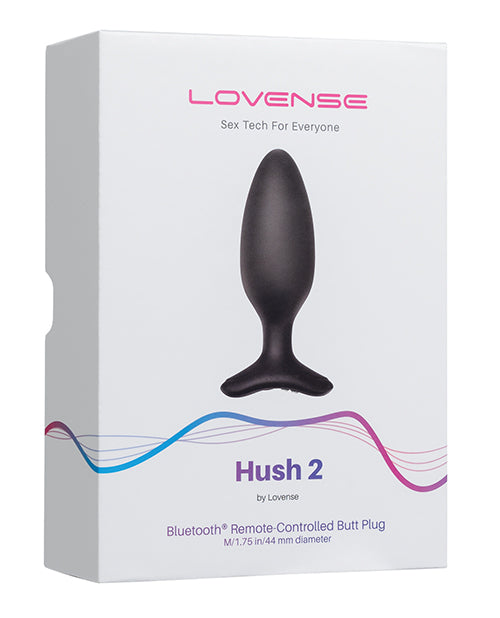 Lovense Hush 2 1.75' Butt Plug - Black