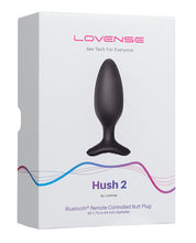 Lovense Hush 2 1.75' Butt Plug - Black