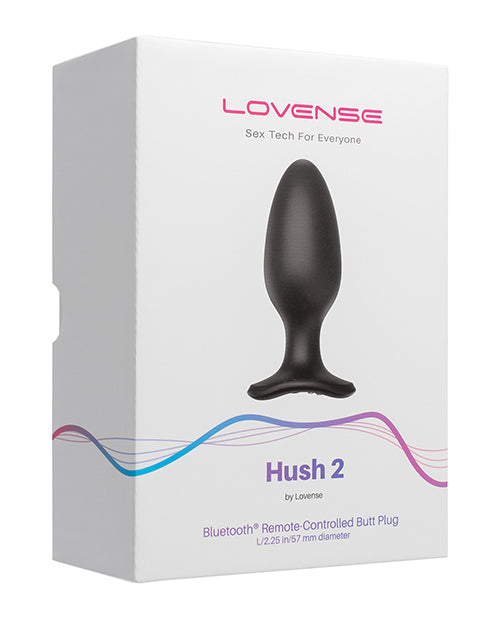 Lovense Hush 2 2.25' Butt Plug - Black