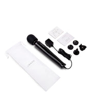 Le Wand Powerful Plug-In Vibrating Massager - Black