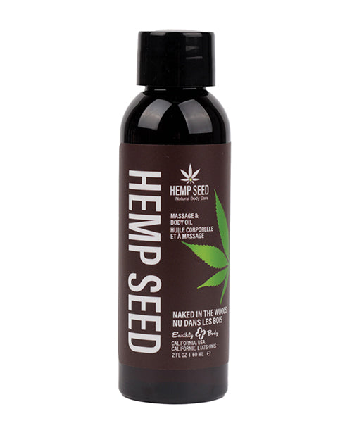 Earthly Body Massage & Body Oil - 2 oz Naked in the Woods