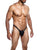 Male Basics Y Buns Thong Black XL