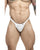 Male Basics Y Buns Thong White Sheer XL