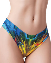 Mememe Paradise Birds Parrot Printed Thong LG
