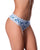 Sweet Treats Crotchless Thong w/Wicked Sensual Care Blueberry Lube - Blue L/XL
