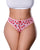 Sweet Treats Crotchless Thong w/Wicked Sensual Care Strawberry Lube - Pink QN