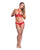 Risqu Business Cupless Bra & Crotchless Panty Red L/XL
