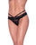Ooh La Lace Peek-a-Boo Cheeky Panty Black L/XL