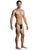 Male Power G-String w/Straps & Rings Black S/M