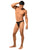 Male Power Stretch Net Pouch Thong Black S/M