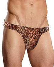 Male Power Wonder Thong Animal Print S/M