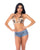 Bohemian Mystique Halter Top w/Booty Short Panty 2 pc Set - Multi-Color S/M