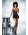 Mesh & Lace Two in One Teddy w/Detachable Skirt Black S/M