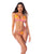 Delicate Embroidered Bralette & Thong 2 pc Set - Pink L/XL