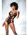 Mesh Cut Out Strappy Bodysuit Black L/XL