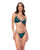 Lace Triangle Top w/G-String 2 pc Set - Sea Green S/M
