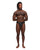 Leather Taurus Adjustable Buckle Thong Black O/S