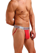 100% Silk Jock Strap Red L/XL