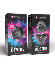 Mystim Hearts Desire eStim Layon Vibrator - Black