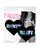 Neva Nude Holographic Dirty Slut Heart Pasties - Black O/S