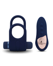 Nu Sensuelle Silicone Remote Control XLR8 Turbo Boost Bullet Ring - Navy