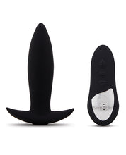 Nu Sensuelle Remote Control Rechargeable Mini Plug - Black