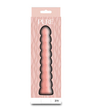 Pure Joy Textured Vibrator - Peach