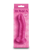 Royals 5' Charlie Curved Dildo - Metallic Pink