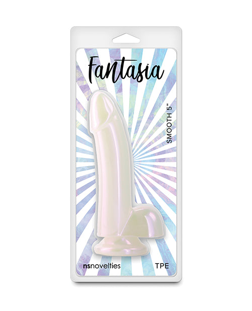 Fantasia Smooth 5' Dildo - Pearl
