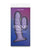 Colours - Ribbed - 6' Vibrating Dildo - Purple
