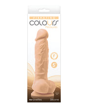 Colours Pleasures 5' Vibrating Dildo - White