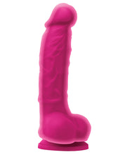 Colours Dual Density 5' Dong w/Balls & Suction Cup - Pink