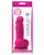 Colours Pleasures 4" Dong w/Balls & Suction Cup - Pink