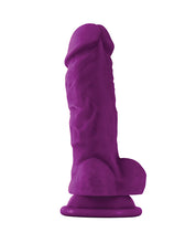 Colours Pleasures Thick 5' Dildo - Purple
