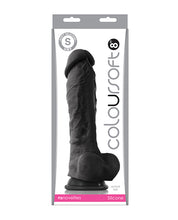 ColourSoft 8' Soft Dildo - Black