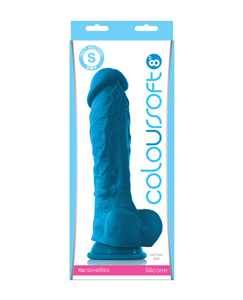 ColourSoft 8' Soft Dildo - Blue