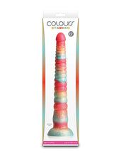 Colours Stacked 12' Dildo - Red/Gold