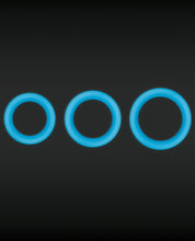Firefly Halo Small Cockring - Blue