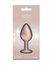 Rear Assets Medium w/Clear Gem - Iridescent Champagne
