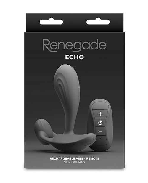 Renegade Echo Prostate Massager - Black