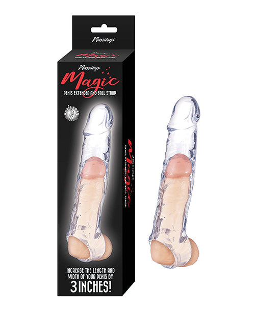 Magic 6.5' Penis Extender & Ball Strap - Clear